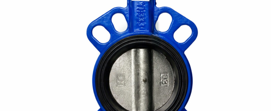 WAFER TYPE BUTTERFLY VALVE WITH LEVER HANDLE