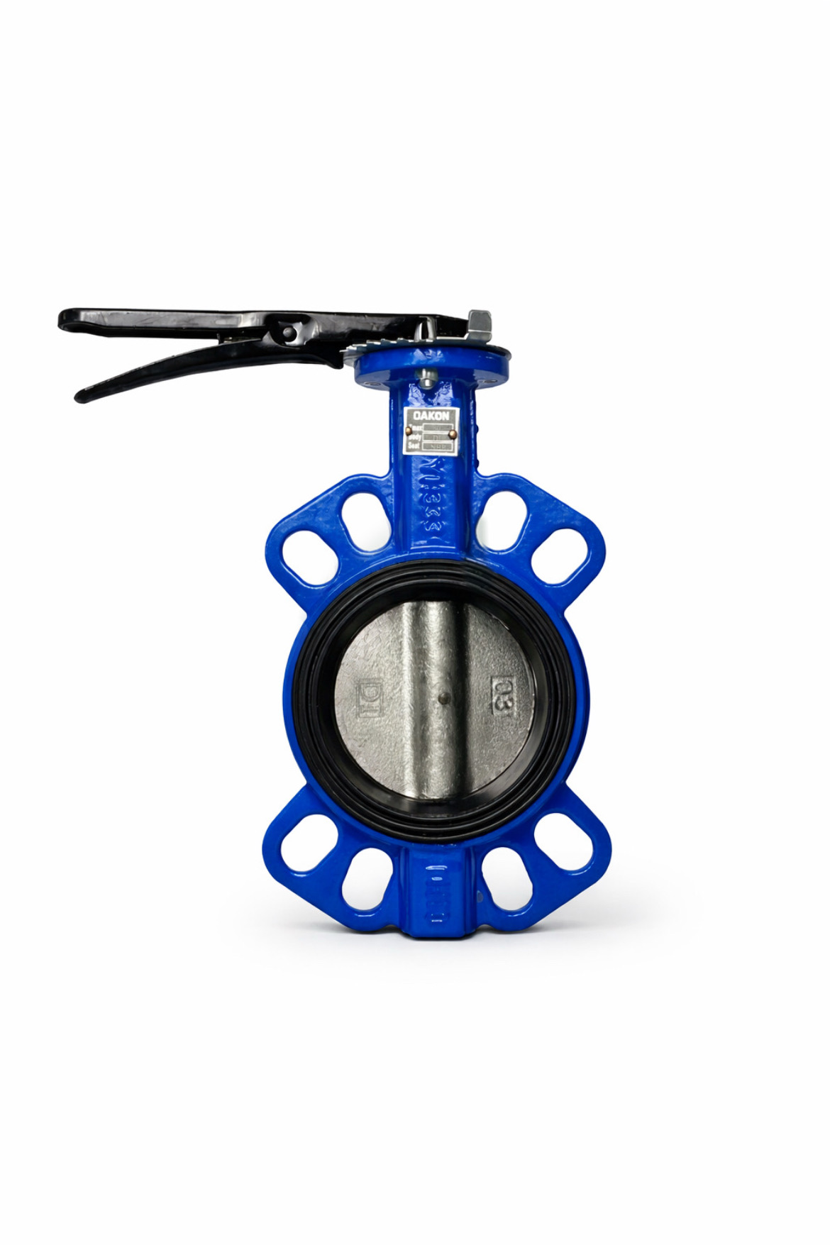 WAFER TYPE BUTTERFLY VALVE WITH LEVER HANDLE