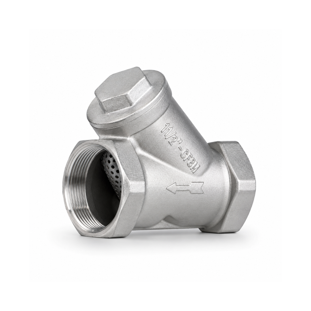 Stainless Steel Threaded Y-Strainer